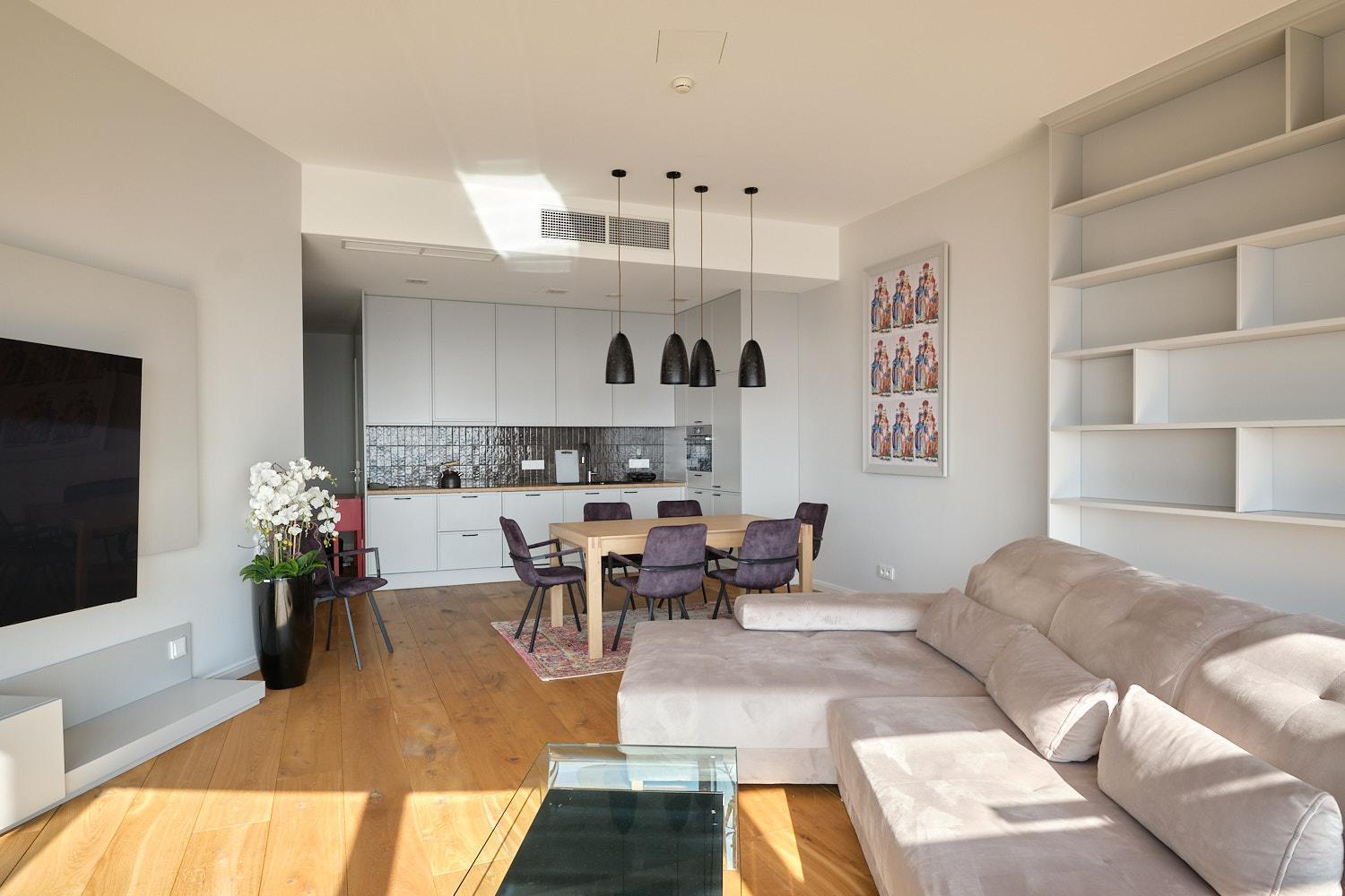 30Th+ Floor Apartments In Sky Tower Вроцлав Екстериор снимка